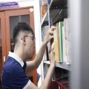 Nhóm sinh viên Trường Đại học Khoa học Tự nhiên, ĐHQG-HCM ghé thăm phòng Nghiên cứu Hán Nôm Nhóm sinh viên Trường Đại học Khoa học Tự nhiên, ĐHQG-HCM ghé thăm phòng Nghiên cứu Hán Nôm